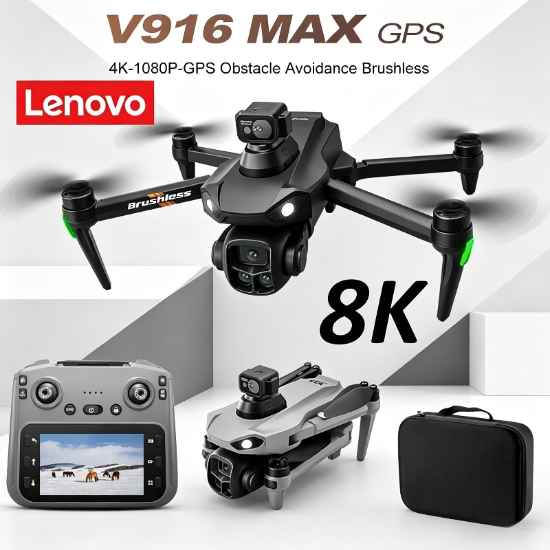 Drone Surveying - Drone professionnel Lenovo V916MAX 8K HD